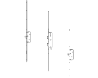 ROTO H650 35mm Backset Latch & Deadbolt Single Spindle With 2 Hooks 2005636 35/92 2 Hook
