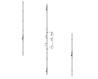 ROTO H650 35mm Backset Latch & Deadbolt Single Spindle With 4 V Cam (Mushroom) 2003432 35/92 4 V-Cam