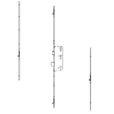 ROTO H650 35mm Backset Latch & Deadbolt Single Spindle With 4 V Cam (Mushroom) 2003432 35/92 4 V-Cam