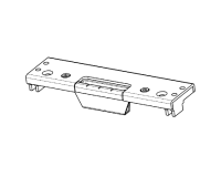 ROTO Shootbolt Keep For Eurogroove System 447223 132mm x 35mm