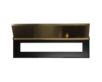 LOXAL Bespoke Letter Plate & Tidy LBXPT Brass Passivated