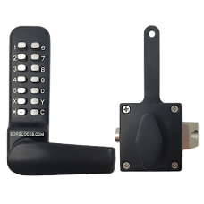 BORG LOCKS BL4409 ECP Marine Grade Wooden Gate Digital Lock With Slam Latch & Holdback BL4409 ECP MG