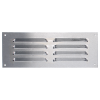 STADIUM Aluminium Louvre Ventilator 89mm H x 241mm W