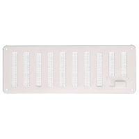 STADIUM Plastic Hit & Miss Ventilator With Flyscreen 89mm H x 241mm W