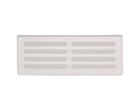 STADIUM Plastic Louvre Ventilator With Flyscreen 89mm H x 241mm W
