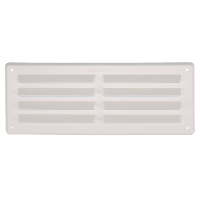 STADIUM Plastic Louvre Ventilator With Flyscreen 89mm H x 241mm W