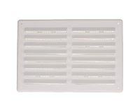 STADIUM Plastic Louvre Ventilator With Flyscreen 165mm H x 241mm W