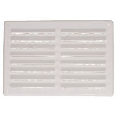 STADIUM Plastic Louvre Ventilator With Flyscreen 165mm H x 241mm W