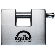 SQUIRE Stronghold ST75S Stainless Steel Container Sliding Shackle Padlock