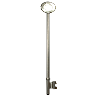 WALSALL LOCKS Pre-Cut FB4 Long Key To Suit Fire Brigade Rim Locks FB4 Long Rim Key