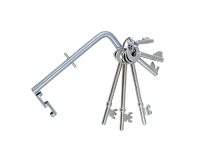 WALSALL LOCKS Set of FB Keys Including Drop Key Fire Brigade Key Set