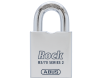 ABUS 83 70 Rock Series 2 Open Shackle Steel Padlock Body Only Without Cylinder Accepts Half Euro Dimple Key