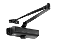 Union CE3F Size 3 Overhead Door Closer Black Matt - 2 Hours Timber & 4 Hours Metal