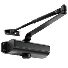 Union CE3F Size 3 Overhead Door Closer Black Matt - 2 Hours Timber & 4 Hours Metal