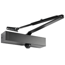 UNION RETRO V Size 3-4 Overhead Door Closer Black Matt - 2 Hours