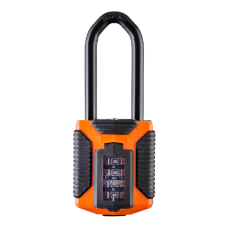 SQUIRE CP50S All Terrain Combination Padlock Long Shackle CP50/ATO/2.5 Orange