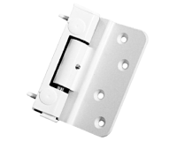 ERA Challenger Hinge Body & Flag Kit For Composite Timber Door White Body & Flag