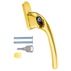 HOPPE Cranked Espag Handle AR722-7 040 Right HandedGold