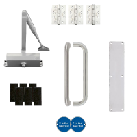 ZOO Architectural Fire Door Pack For Corridor Door (Non-Locking) KITA2-FDP-A2 Corridor Kit Non-Locking - 1/2 Hour