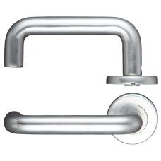 ZOO Return To Door Handle 19mm Lever On Round Rose