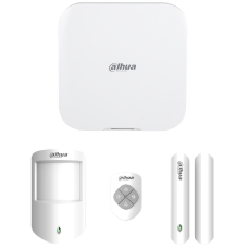 DAHUA Airshield Basic Alarm Kit Including Hub, 1 x PIR, 1 x Magnetic Contact and 1 x Key Fob Basic Kit