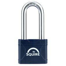 SQUIRE Stronglock Plus Laminated Padlock In Protective Casing Long Shackle 45mm Body 2.5in Shackle Keyed To Differ