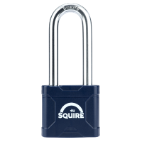 SQUIRE Stronglock Plus Laminated Padlock In Protective Casing Long Shackle 55mm Body 2.5in Shackle Keyed Alike 1234