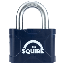 SQUIRE Stronglock Plus Laminated Padlock In Protective Casing Open Shackle 74mm Body Keyed To Differ