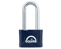 SQUIRE Stronglock Plus Laminated Padlock In Protective Casing Long Shackle 74mm Body 2.5in Shackle Keyed Alike 1234
