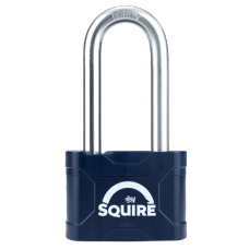 SQUIRE Stronglock Plus Laminated Padlock In Protective Casing Long Shackle 74mm Body 2.5in Shackle Keyed Alike 1234