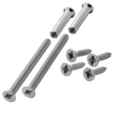 HOPPE Bolt Through M4 60mm Furniture Fixing Pack