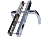 HOPPE Atlanta 92PZ Euro Profile Lever Handle On 30mm Narrow Backplate M1530M 3841N Polished Chrome