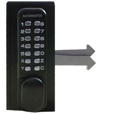 GATEMASTER SGLD (Handed) Double Sided Sliding Digital Gate Lock 40mm Frame Left Handed SGLD40L