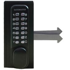 GATEMASTER SGLD (Handed) Double Sided Sliding Digital Gate Lock 50mm Frame Left Handed SGLD50L