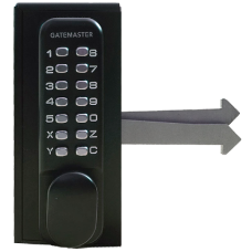 GATEMASTER SGLD (Handed) Double Sided Sliding Digital Gate Lock 60mm Frame Left Handed SGLD60L