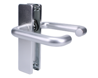 ZOO Return To Door Lever Handle On Latch Backplate FD30 60 Lever Latch