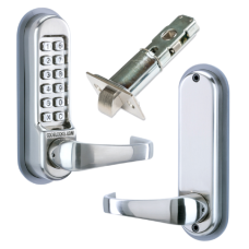CODELOCKS CL0540 CL0545 Stainless Steel Digital Gate Lock With Adjustable Latch SS CL0540 Without Passage Set