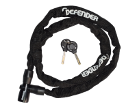 DEFENDER By Squire Cycle Chain Lock Key operated 3.5mm x 900mm Black DF CN3.5/900