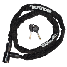 DEFENDER By Squire Cycle Chain Lock Key operated 3.5mm x 900mm Black DF CN3.5/900