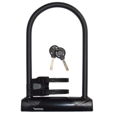 DEFENDER By Squire Cycle D-Lock With Bracket 11mm x 230mm Black DF D11/230