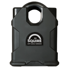 SQUIRE SS100CS LEV 5 Stronghold Closed Shackle Dual Cylinder Padlock LPCB SR5 & CEN 6 Black