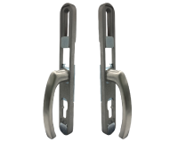 WINLOCK Universal Repair Handle Frame Set With Adjustable 62mm-92mm Centres Brushed Chrome