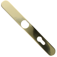 WINLOCK Universal Repair Handle Cover 70mm PZ Cover Gold WINLOCK Universal Repair Handle Cover 70mm PZ Cover Gold