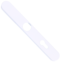 WINLOCK Universal Repair Handle Cover 70mm PZ Cover White