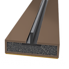 FIRESTOP Intumescent Strip 2.1m x 4mm Fire & Smoke Single Fin Seal 15mm Brown 1/2 1 Hour FS1610 - 1/2 - 1 hour to BS476