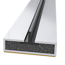 FIRESTOP Intumescent Strip 2.1m x 4mm Fire & Smoke Single Fin Seal 20mm White FS1615 - 1 Hour