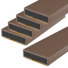FIRESTOP Intumescent Strip 1.05m x 4mm Fire Only Seal (Pack Of 5) 15mm Brown FS156 - 1 Hour