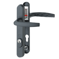 HOPPE Atlanta TS007 (2 Star) Door Furniture PAS24 92mm Centres 122mm Screw Centres Black Suits 70mm Thick Door