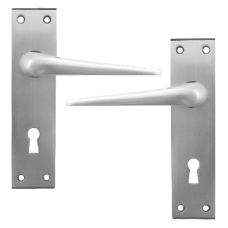 DORTREND 4212 Shirley Plate Mounted Lever Lock Furniture  - Anodised Aluminium