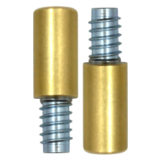 BRAMAH R1 ROLA Sash Window Stop 31mm R1/04B 2 Locks & 2 Inserts - Polished Brass
